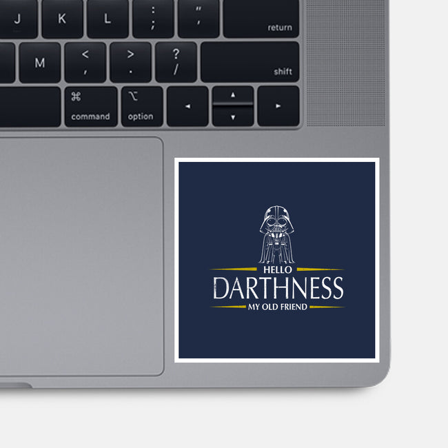 Hello Darthness-None-Glossy-Sticker-kharmazero