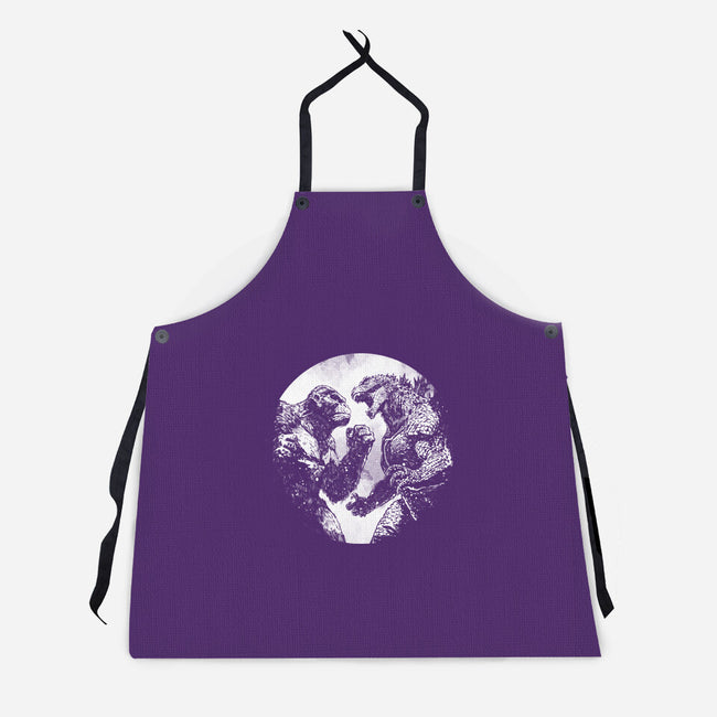 Face Off-Unisex-Kitchen-Apron-kharmazero
