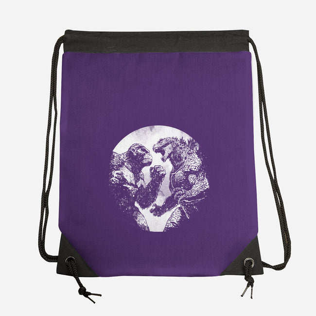 Face Off-None-Drawstring-Bag-kharmazero