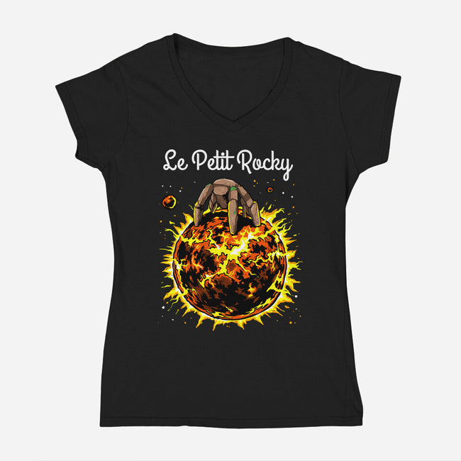 Le Petit Rocky-Womens-V-Neck-Tee-GoshWow