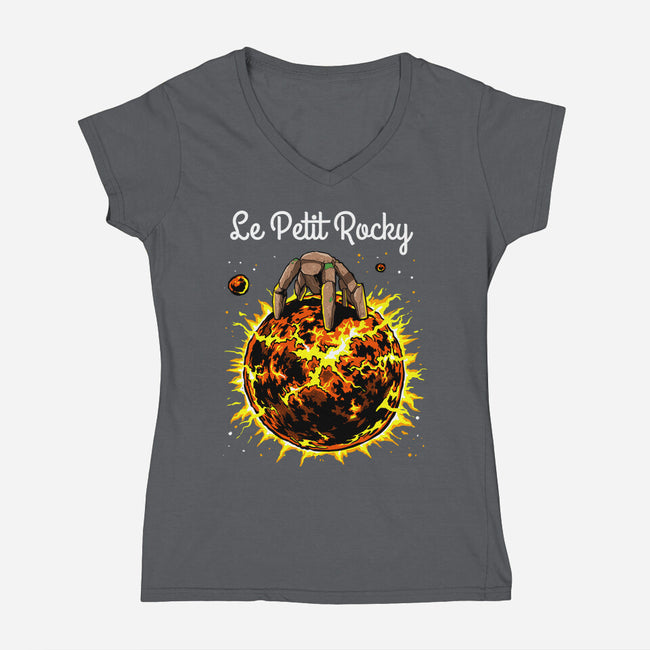 Le Petit Rocky-Womens-V-Neck-Tee-GoshWow