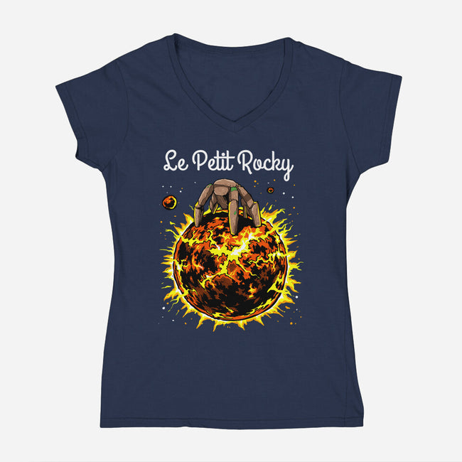 Le Petit Rocky-Womens-V-Neck-Tee-GoshWow