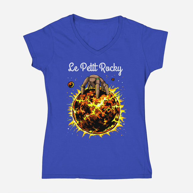 Le Petit Rocky-Womens-V-Neck-Tee-GoshWow