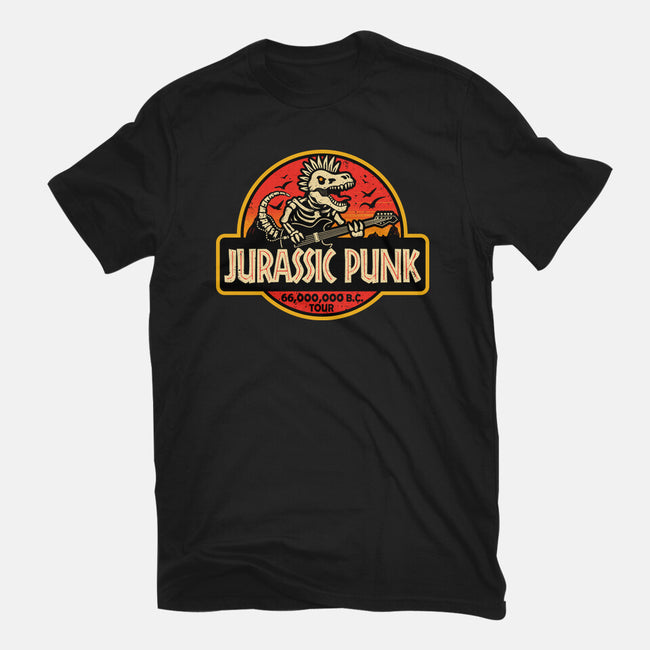 Jurassic Punk-Unisex-Basic-Tee-erion_designs