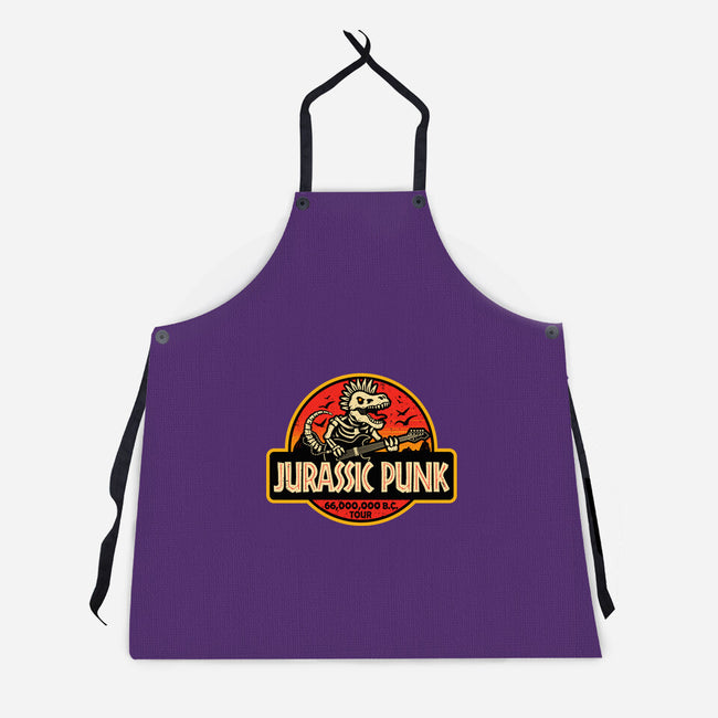 Jurassic Punk-Unisex-Kitchen-Apron-erion_designs