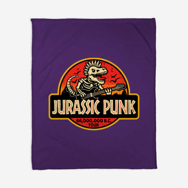 Jurassic Punk-None-Fleece-Blanket-erion_designs