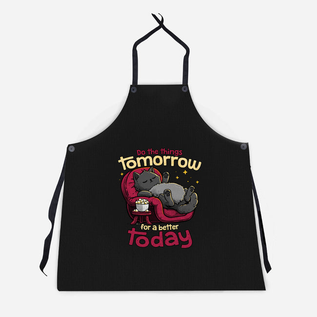 A Better Today-Unisex-Kitchen-Apron-teesgeex