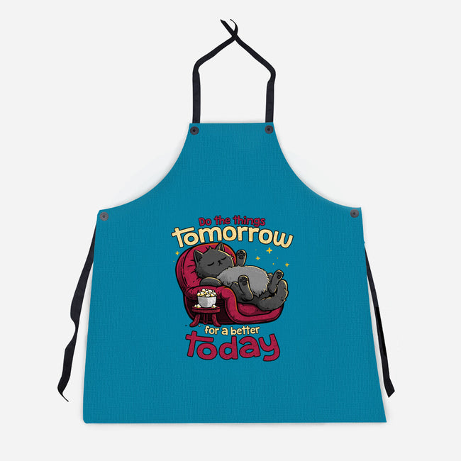 A Better Today-Unisex-Kitchen-Apron-teesgeex