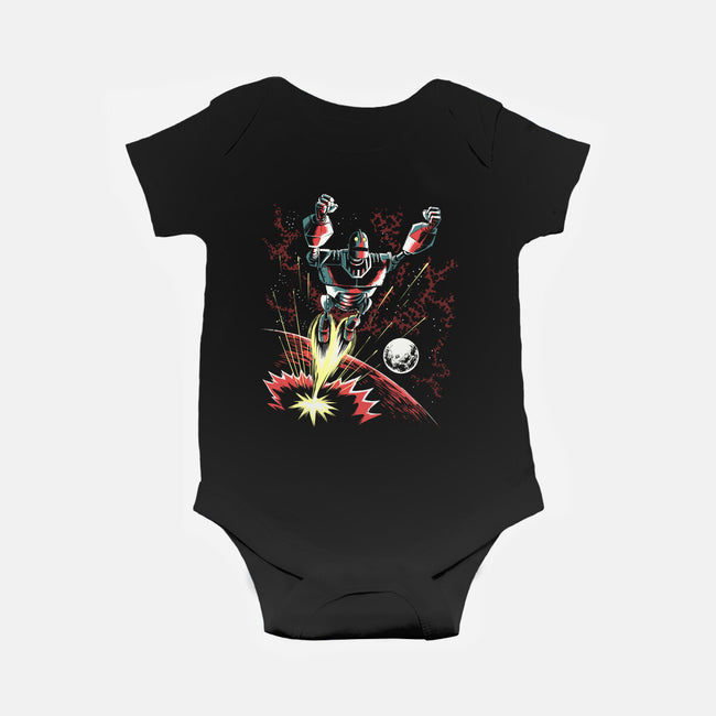 Retro Iron Giant-Baby-Basic-Onesie-zascanauta
