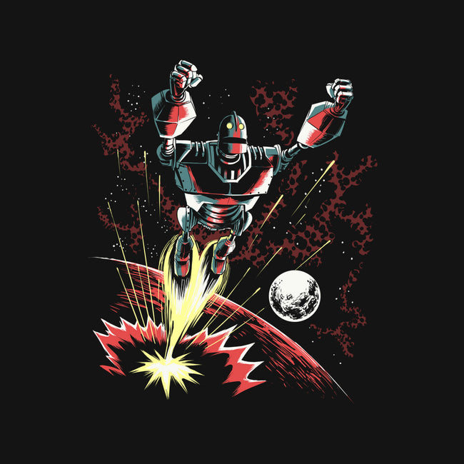 Retro Iron Giant-Womens-Fitted-Tee-zascanauta