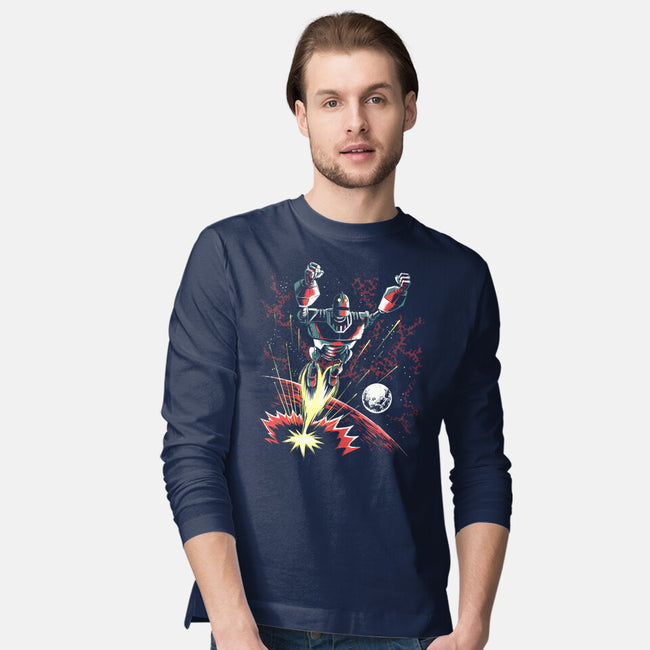 Retro Iron Giant-Mens-Long Sleeved-Tee-zascanauta