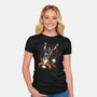 Retro Iron Giant-Womens-Fitted-Tee-zascanauta