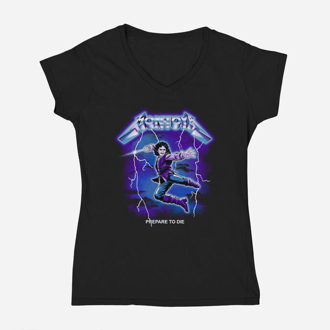 Metal Revenge-Womens-V-Neck-Tee-retrodivision