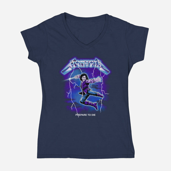 Metal Revenge-Womens-V-Neck-Tee-retrodivision