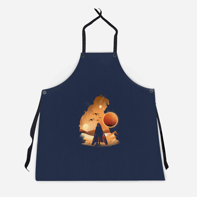 The Final Sand Battle-Unisex-Kitchen-Apron-dandingeroz
