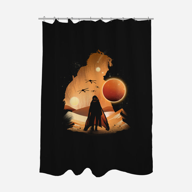 The Final Sand Battle-None-Polyester-Shower Curtain-dandingeroz