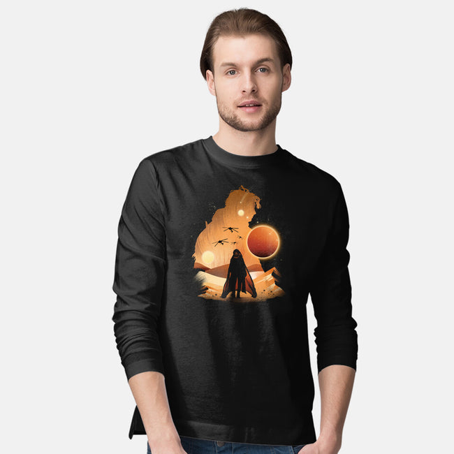 The Final Sand Battle-Mens-Long Sleeved-Tee-dandingeroz