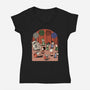 Elemental Animation Band-Womens-V-Neck-Tee-Studio Mootant
