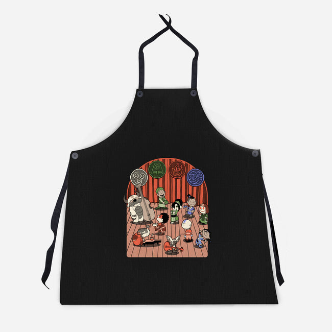 Elemental Animation Band-Unisex-Kitchen-Apron-Studio Mootant