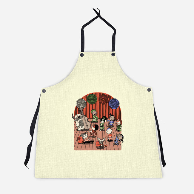 Elemental Animation Band-Unisex-Kitchen-Apron-Studio Mootant