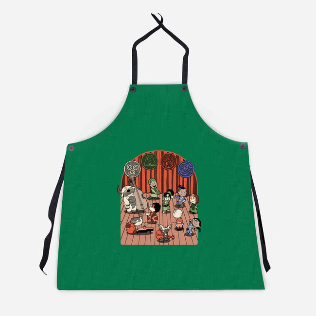 Elemental Animation Band-Unisex-Kitchen-Apron-Studio Mootant