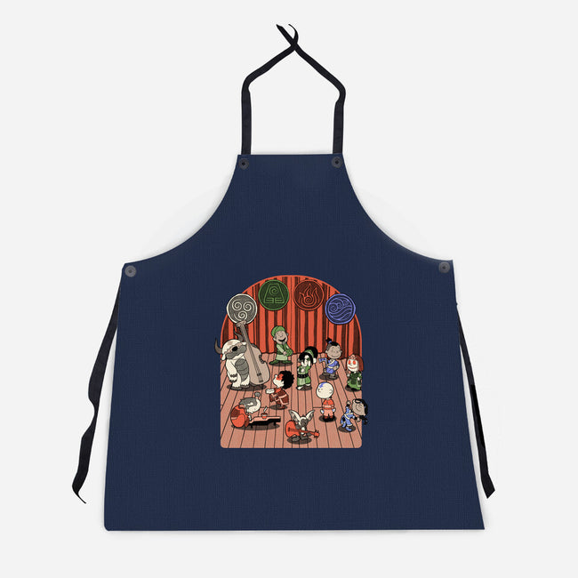 Elemental Animation Band-Unisex-Kitchen-Apron-Studio Mootant