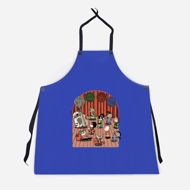 Elemental Animation Band-Unisex-Kitchen-Apron-Studio Mootant