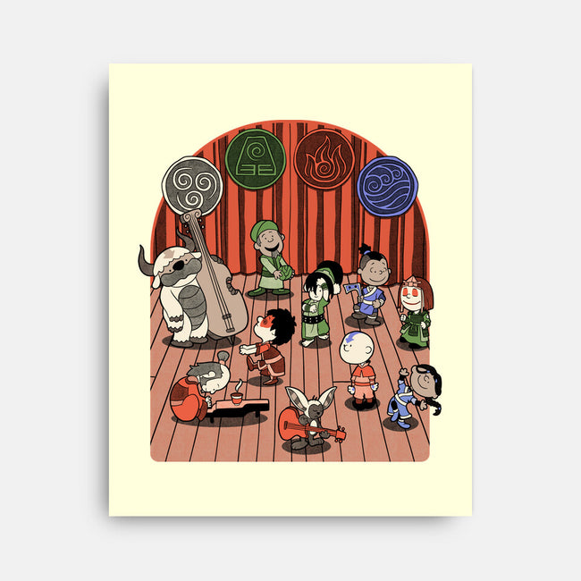 Elemental Animation Band-None-Stretched-Canvas-Studio Mootant