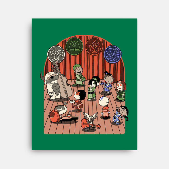 Elemental Animation Band-None-Stretched-Canvas-Studio Mootant