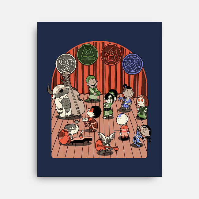 Elemental Animation Band-None-Stretched-Canvas-Studio Mootant