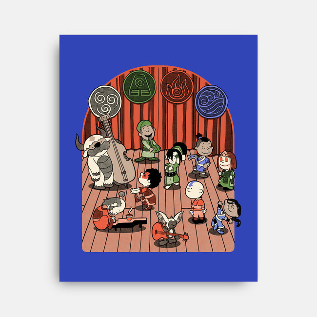Elemental Animation Band-None-Stretched-Canvas-Studio Mootant