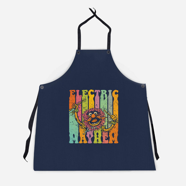 Electric Mayhem-Unisex-Kitchen-Apron-kg07