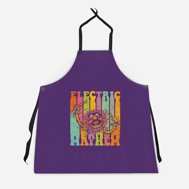 Electric Mayhem-Unisex-Kitchen-Apron-kg07