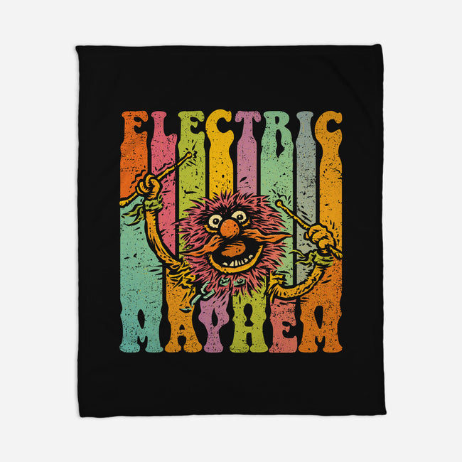 Electric Mayhem-None-Fleece-Blanket-kg07