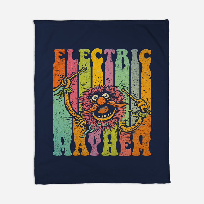 Electric Mayhem-None-Fleece-Blanket-kg07