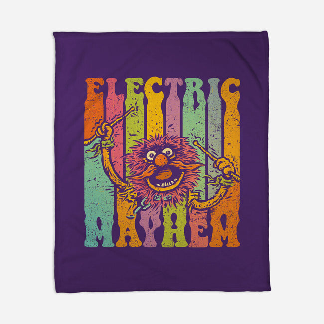 Electric Mayhem-None-Fleece-Blanket-kg07