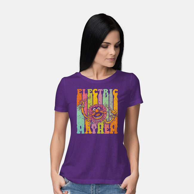 Electric Mayhem-Womens-Basic-Tee-kg07