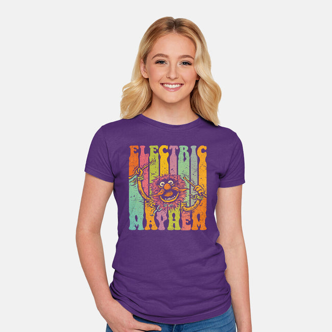 Electric Mayhem-Womens-Fitted-Tee-kg07
