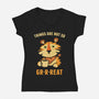 Things Are Not So Grrreat-Womens-V-Neck-Tee-kg07