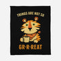 Things Are Not So Grrreat-None-Fleece-Blanket-kg07