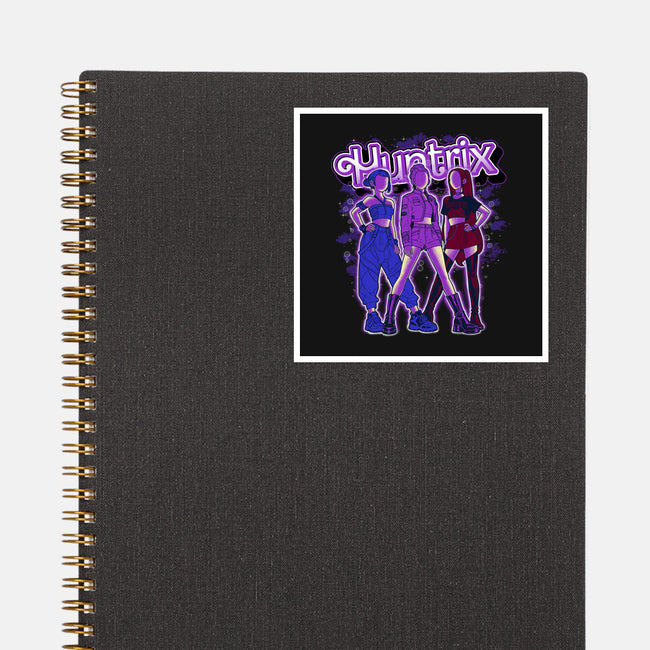Midnight Demon Hunter-None-Glossy-Sticker-Astrobot Invention