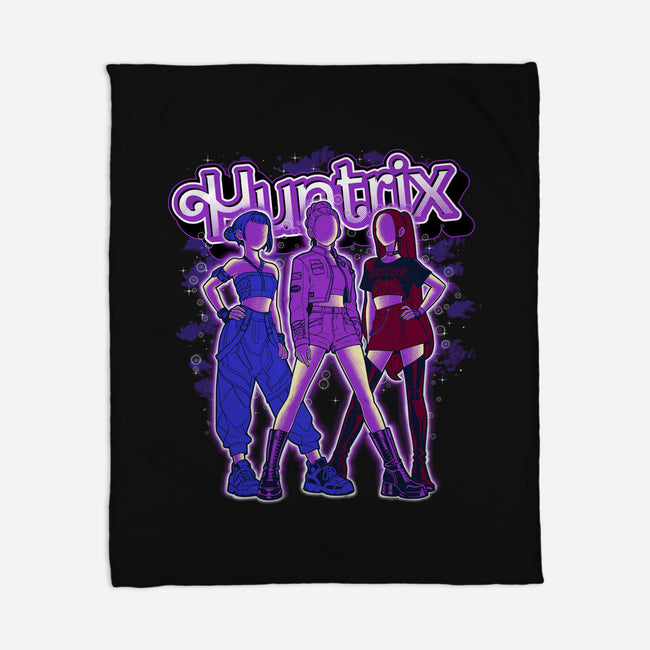 Midnight Demon Hunter-None-Fleece-Blanket-Astrobot Invention