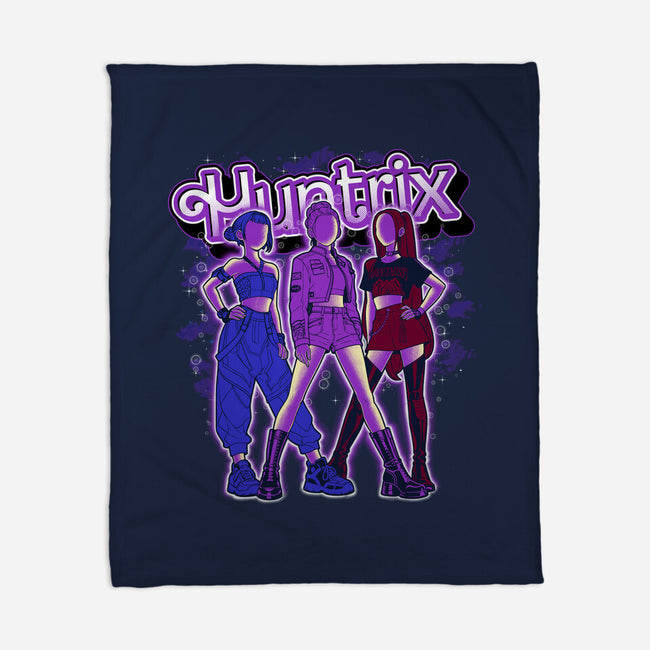 Midnight Demon Hunter-None-Fleece-Blanket-Astrobot Invention