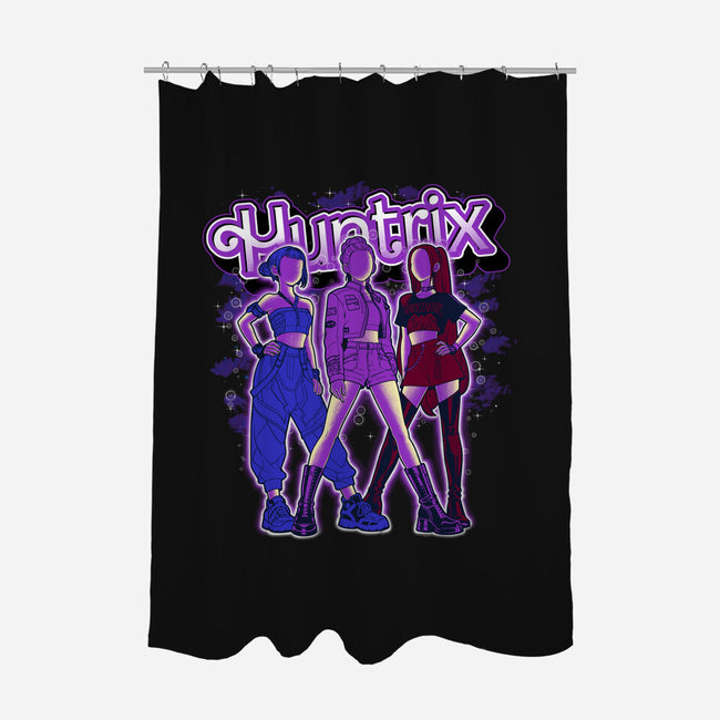 Midnight Demon Hunter-None-Polyester-Shower Curtain-Astrobot Invention