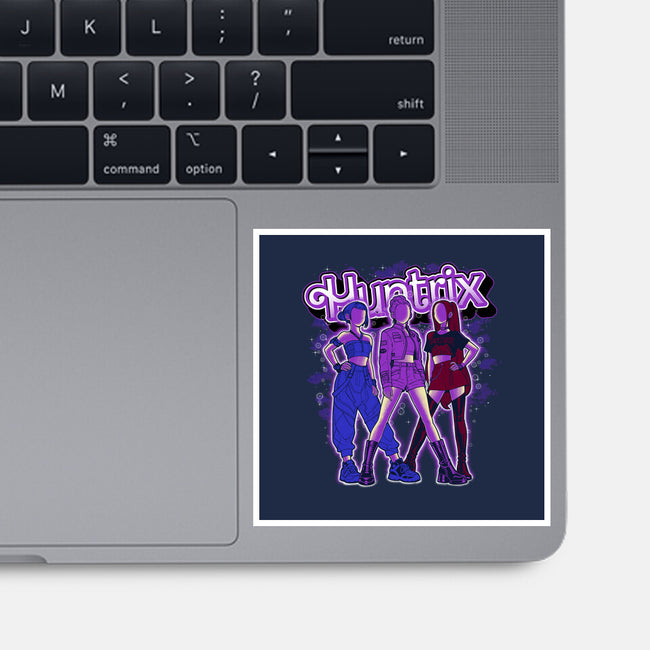 Midnight Demon Hunter-None-Glossy-Sticker-Astrobot Invention