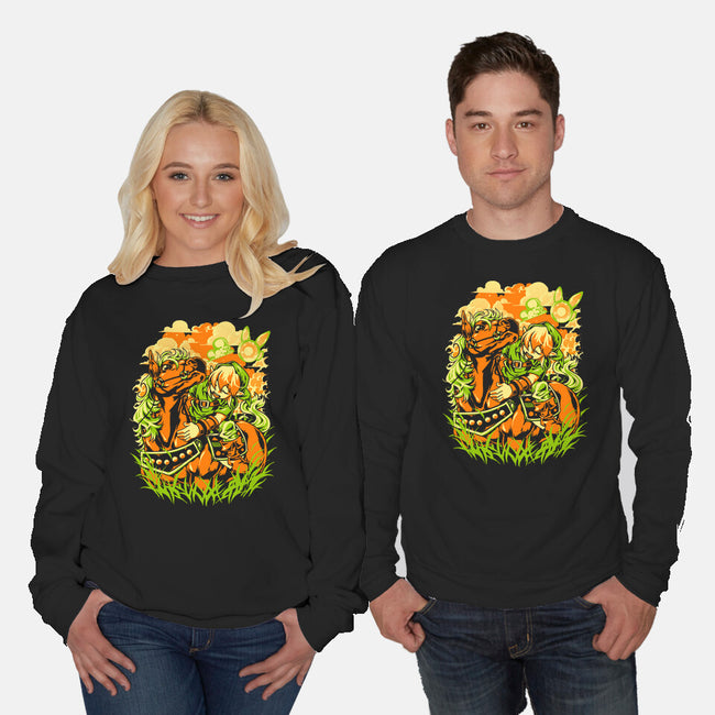 In The Fields-Unisex-Crew Neck-Sweatshirt-Estudio Horta