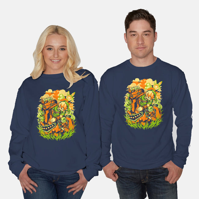 In The Fields-Unisex-Crew Neck-Sweatshirt-Estudio Horta