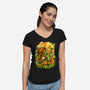 In The Fields-Womens-V-Neck-Tee-Estudio Horta