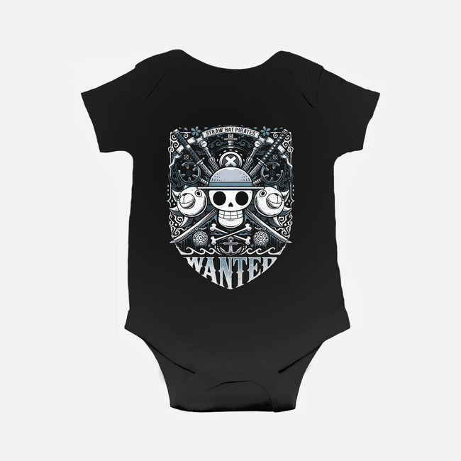 Wanted Pirates-Baby-Basic-Onesie-StudioM6