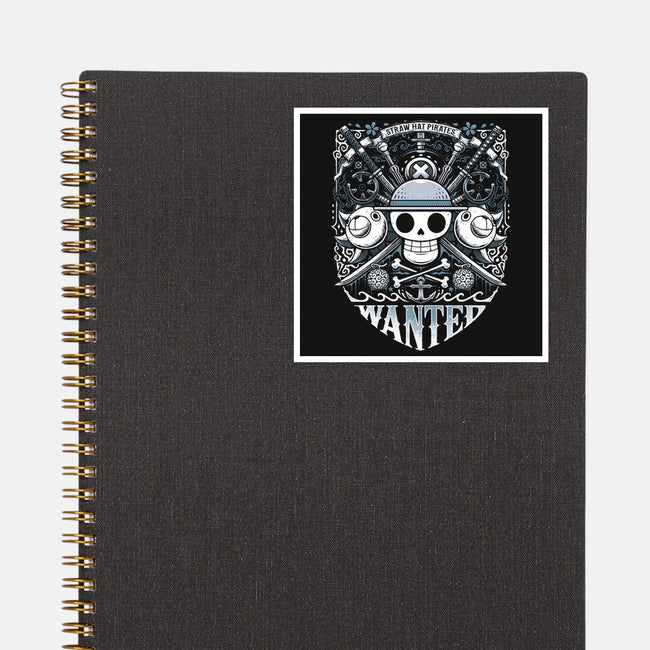Wanted Pirates-None-Glossy-Sticker-StudioM6